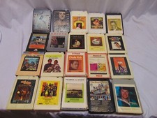 20 Different 8 Track tapes Carpenters Carlie Pride Oak Ridge Jennings Village