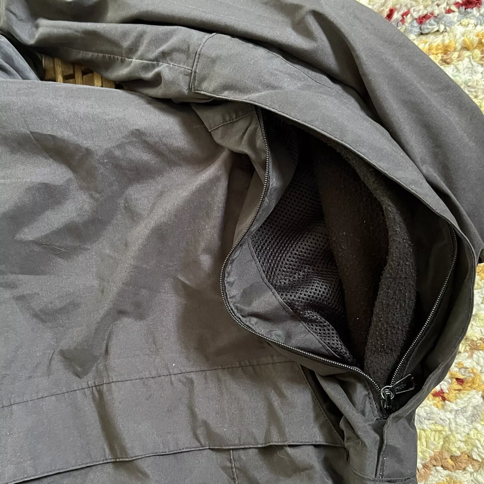 fjallraven fleece lined full zip insulated vented jacket