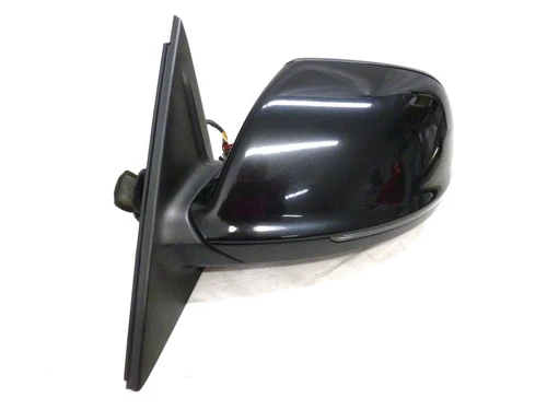 ?2009-2014 AUDI Q5 LEFT LH DRIVER SIDE VIEW MIRROR BLIND SPOT BLACK HEATED OEM