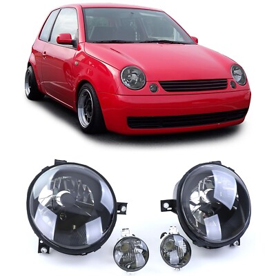 SMOKED HEADLIGHTS & TURN SIGNALS FOR VW LUPO 6X1 / 6E1 09/1998-07/2005 MODEL