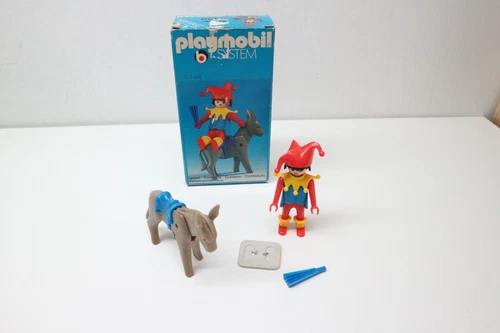 playmobil 3330 setnr ovp court jester with donkey Narr mit Esel bouffon avec âne