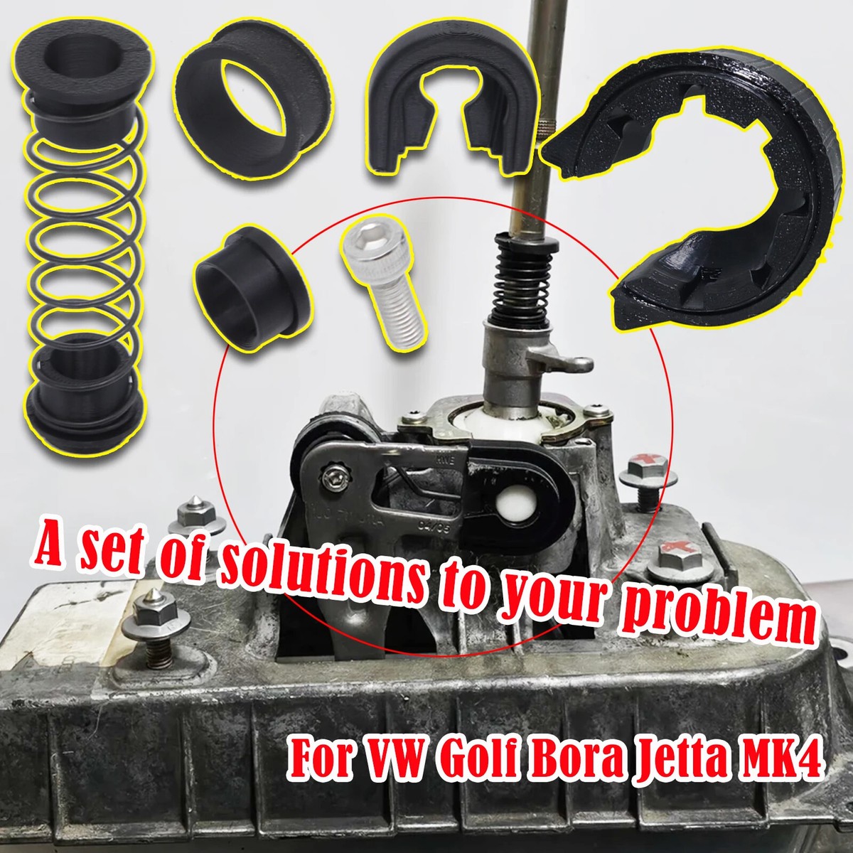 8Pc For VW Jetta MK4 Golf Bora Gearbox Repair Kit MT Trans Shifter
