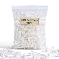 150 Pcs Wax Sticks, Nose Wax Kit Accessories, Waxing Sticks for Nostril Nasal Cl