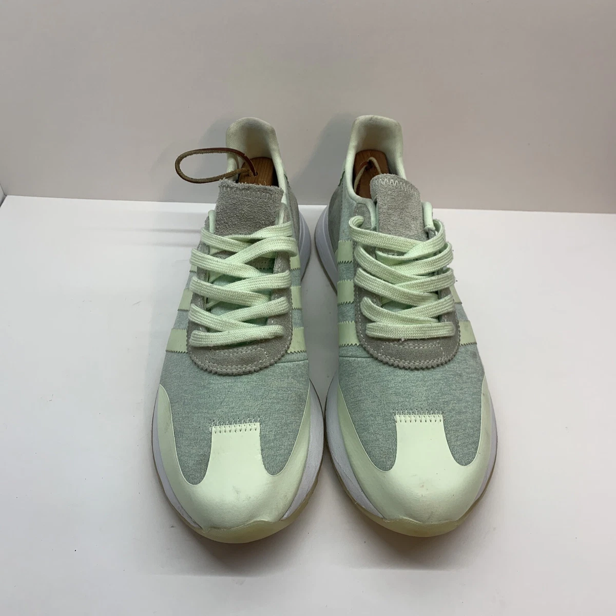 Adidas Originals Women s FLB Running Green Athletic Shoes Size 10