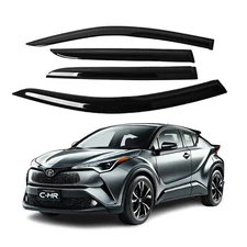 Fits for Toyota C-HR 2017-2023 Window Visor Sun Rain Deflector Guard Thick