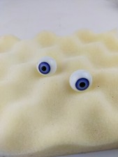 Vintage Puppe Glasaugen, Augengröße 20 mm / 0,8", blaue Augen, Germany