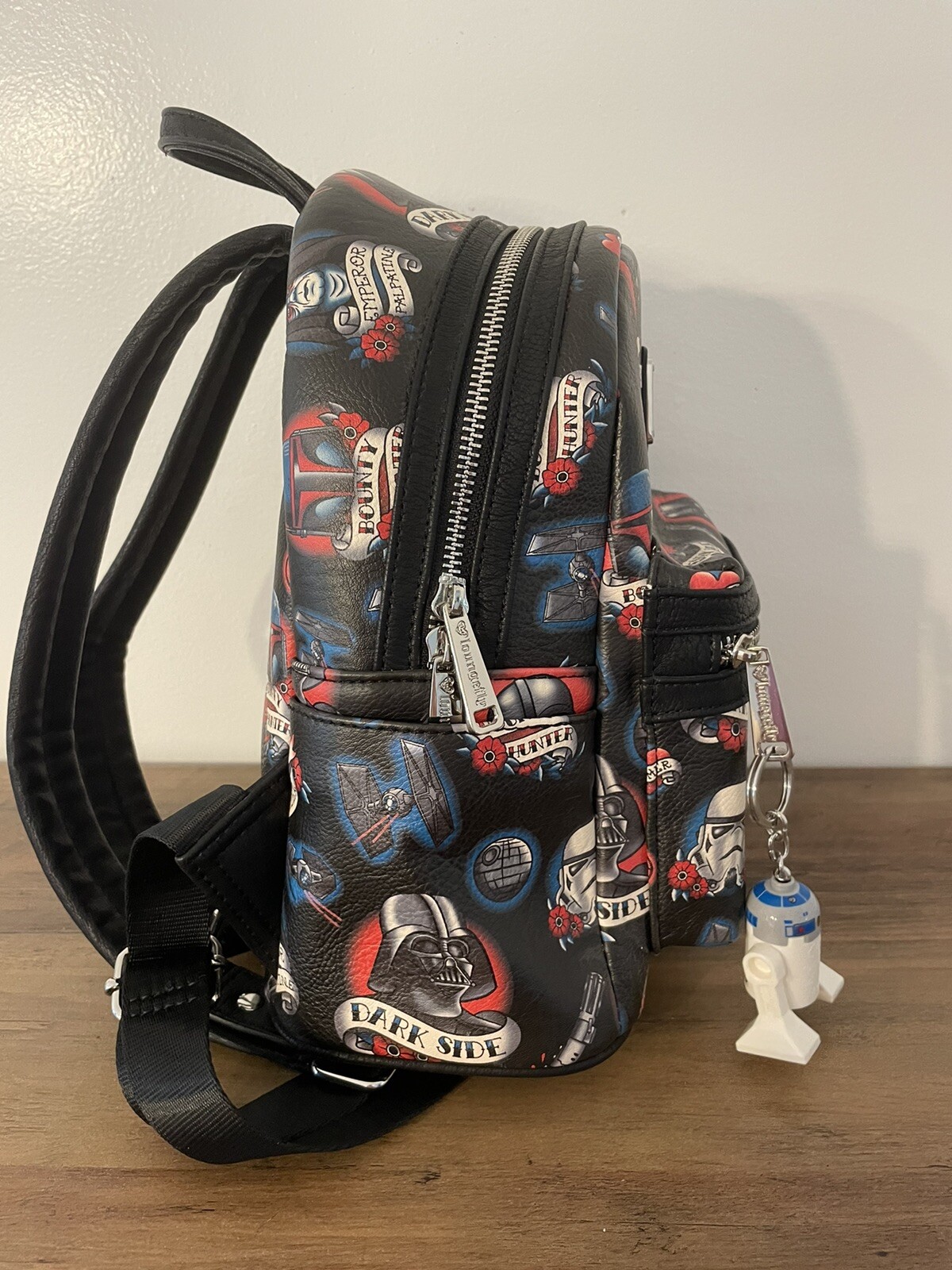 Loungefly Disney Mini Backpack Star Wars Dark Side Bo… Gem