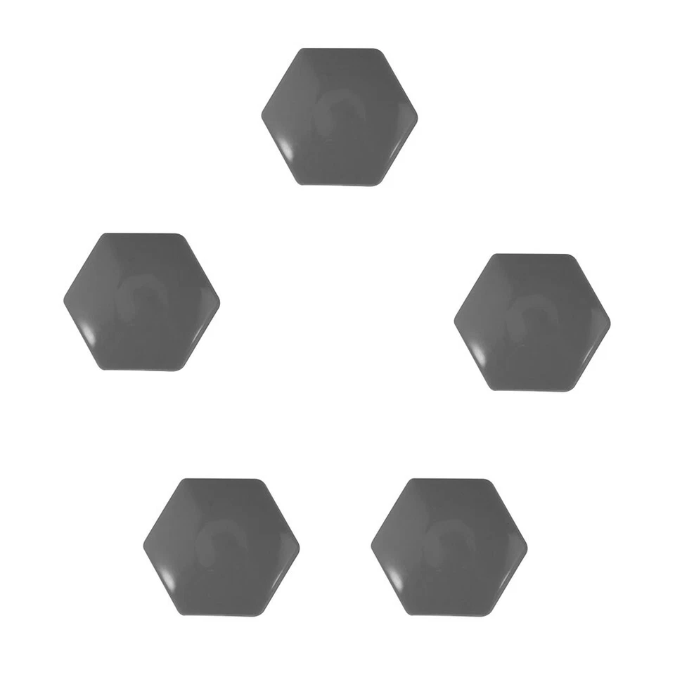 Cubiertas de tuerca de llanta gris para Audi A5 S5 A4 S4 A6 S6 A7 S7 TT R8 A8 S8 20 un. Foto 4 de 4