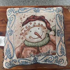 The Lang Companies Karen Hilliard Good Pillow Snowman “18 X “18 Mohawk Home