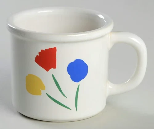 Vintage MARIMEKKO Pfaltzgraff Three Flowers Mug great condition
