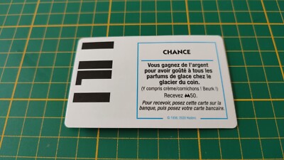 Glückskarte Sie verdienen Geld Spiel Monopoly Super Electronic D75