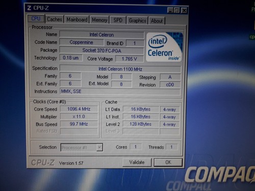 COMPAQ PRESARIO 5000 5300LO - CELERON 1.1 GHZ - TNT2 PRO - WIN 98 - TESTATO - Foto 7 di 17