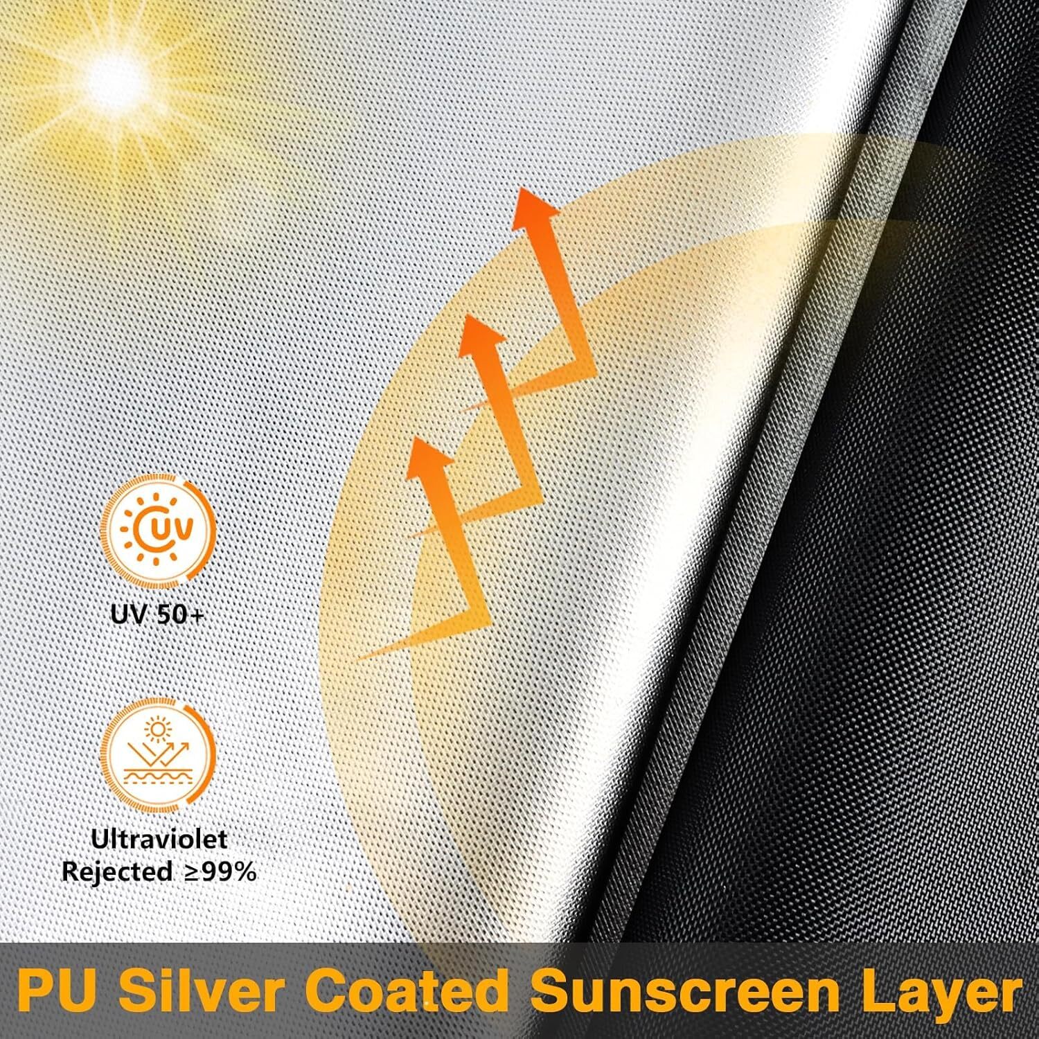 Universal UTV Waterproof 4-Seats 2-Row Seating 420D Heavy Duty Cover