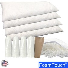 FoamTouch 5,10,15,20 and 40LBs Bean Bag / pillow Filler, Soft Shredded Foam