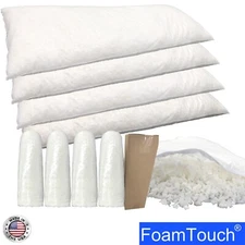 FoamTouch 5,10,15,20 and 40LBs Bean Bag / pillow Filler, Soft Shredded Foam