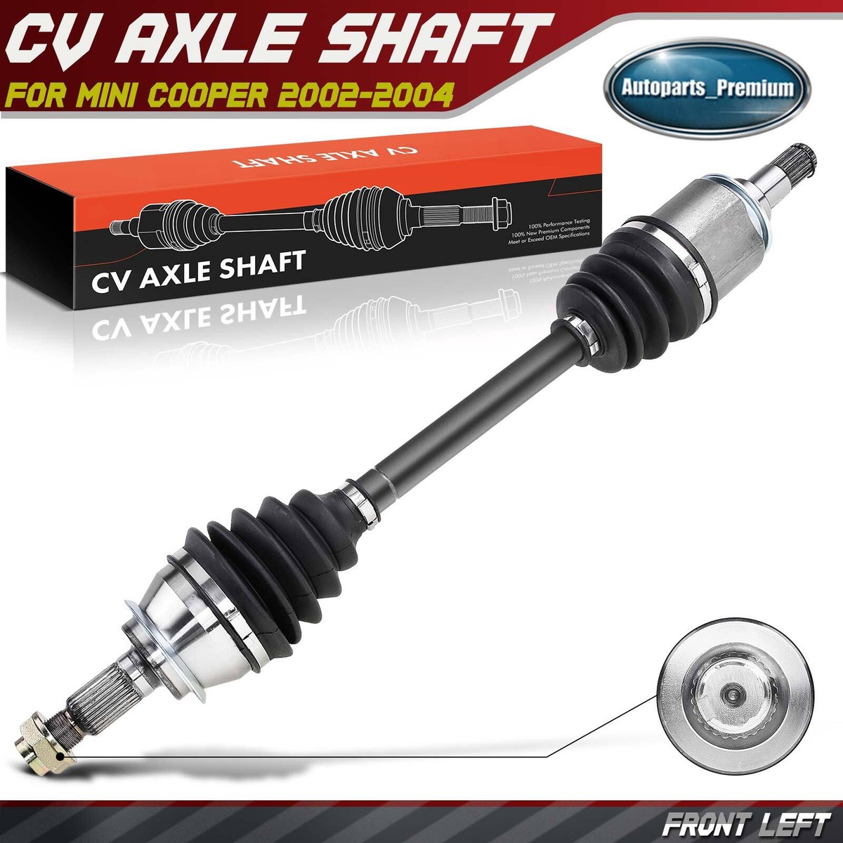 CV Axle Shaft Assembly for Mini Cooper R50 R53 2002-2004 Manual