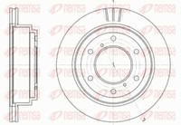 Remsa 2X Bremsscheibe Hinten Ø299.8 Mm BelüFtet FüR Mitsubishi Pajero IV V80