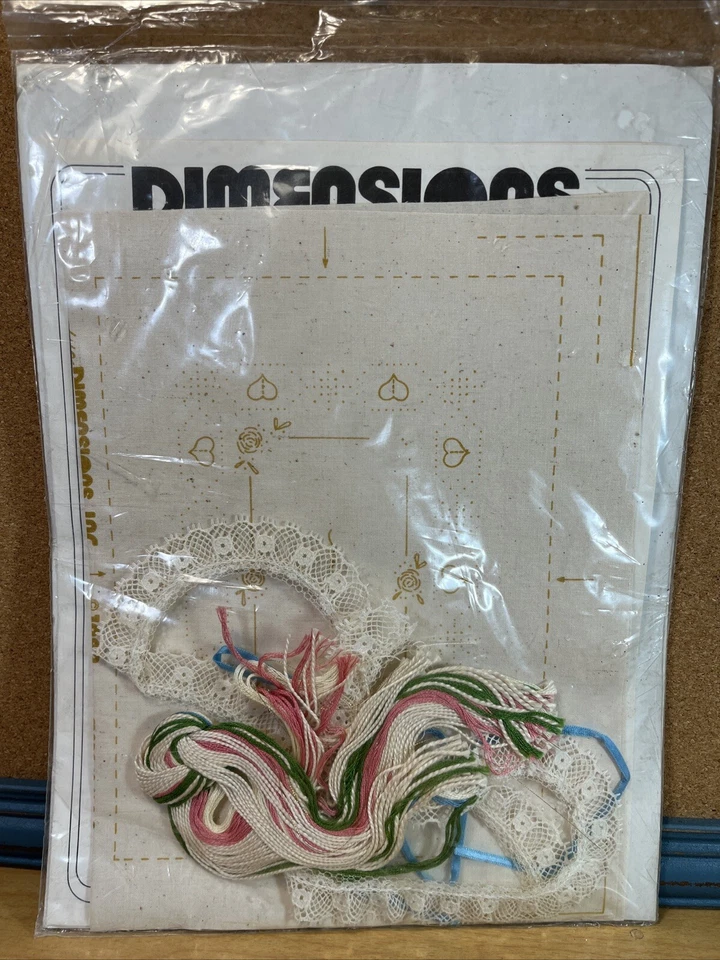 Dimensions Candle wicking Kit Ribbons ‘N Lace Remembrance Vintage 1983 NOS - Image 3 of 3