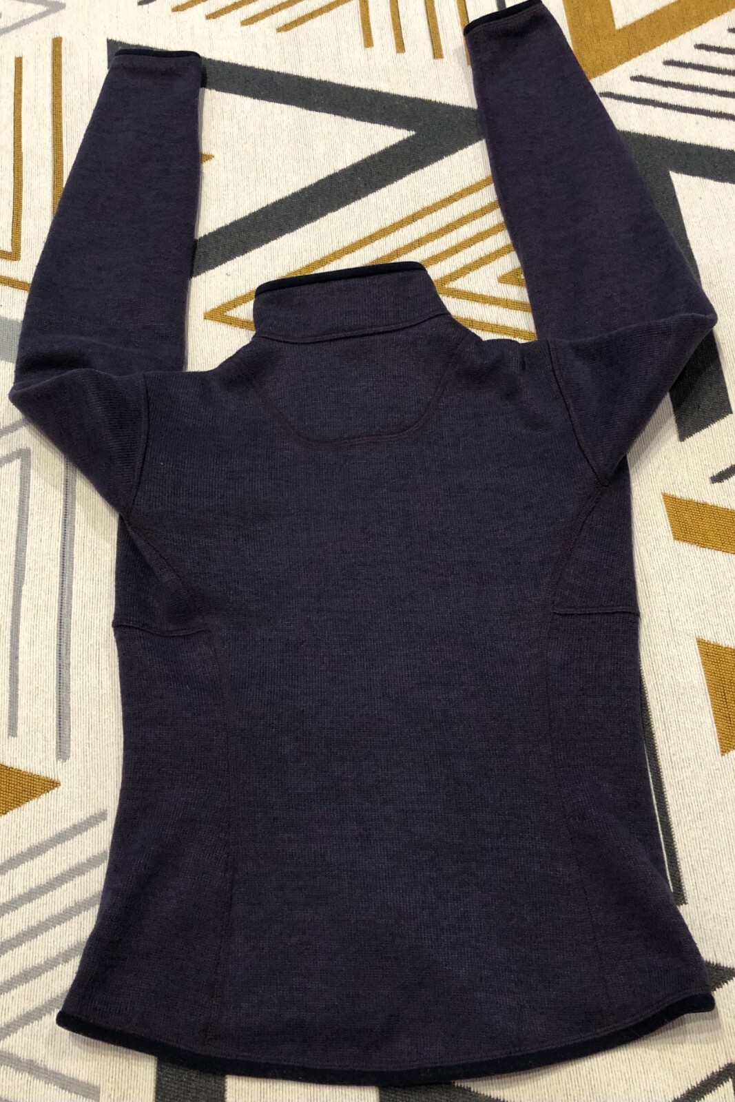 ARC'TERYX COVERT CARDIGAN VIOLA GIACCA POLARTEC THERMAL PRO DONNA Taglia S