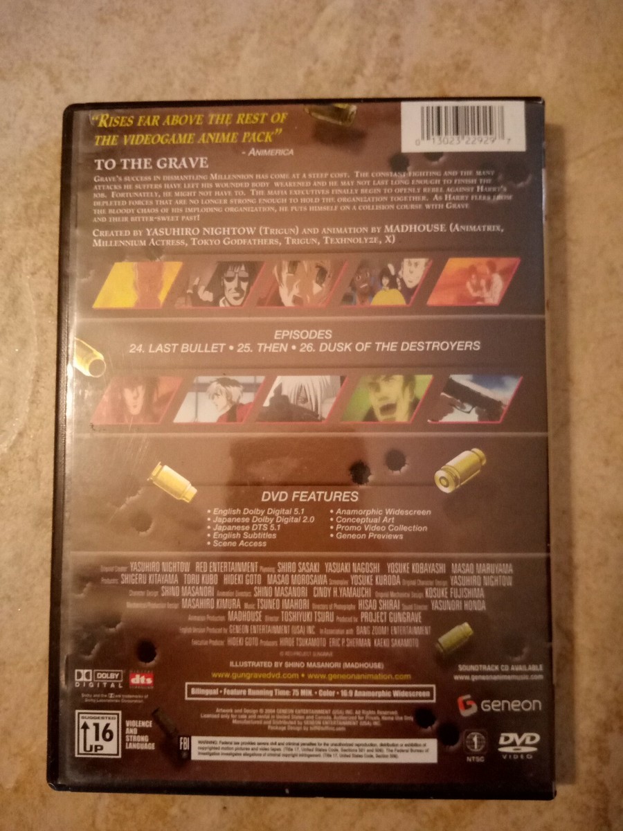 Gungrave - Vol. 7: To The Grave (DVD, 2004) | eBay