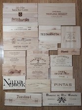 25 Assorted Wine Crate Panels - Sides, Ends a...