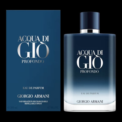 Acqua Di Gio PROFONDO Giorgio Armani Men 6.7 oz 200 ml Eau De Parfum Spray Nib