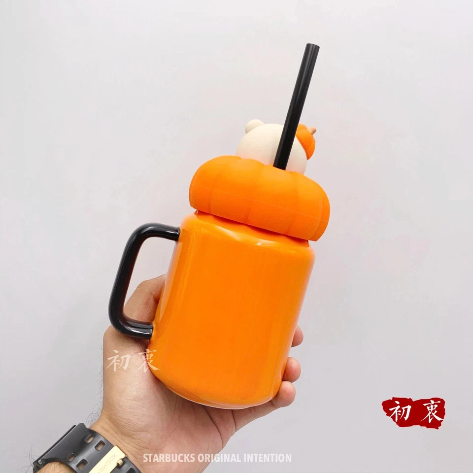 2020 Китай Starbucks Хэллоуин 15 унций тыква каменщик керамическая чашка - Изображение 3 из 4
