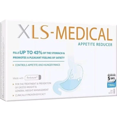 XLS MEDICAL Appetite Reducer | Weight Loss Keto Diet | Supresses Hunger 30 Caps