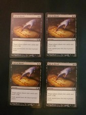 4x Sign in Blood m11 Core Set 2011 NM Magic The Gathering MTG Tcg Playset X4 4