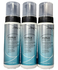 Joico Curls Like Us Smooth  Bounce Curl Hydrating Foam 6.7 fl.oz - Pack of 3