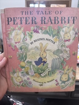 Tale of PETER RABBIT by Beatrix Potter 1942 Illustrated by MASHA