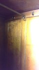 ANTIQUE EXCELZALL ARTS CRAFTS OAK WARDROBE ARMOIRE W/ MIRROR CARVED INLAY BIRDS — photo 7