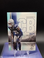 Topps 2024 Signature Class Caelen Carson #95 Teal /225 Cowboys Rookie Auto NFL