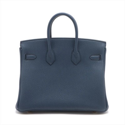 Hermès Birkin 25 Togo blue navy Gold Metal Fittings B: 2023
