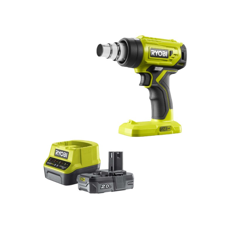 Pistolet à air chaud RYOBI R18HG-0 pour thermoformer et décaper la peinture sans fil