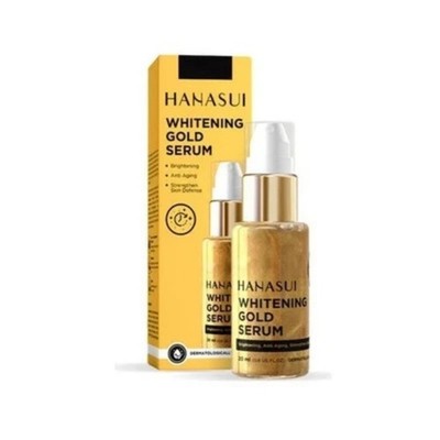 20ml HANASUI Whitening Gold Serum Brightening Niacinamide + Vitamin C