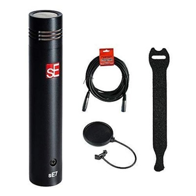 sE Electronics sE7 Small-Diaphragm Condenser Microphone Bundle XLR Cable and Pop