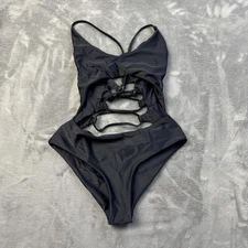 Ayra Swim One Piece Swimsuit Womens Small Cut Out Strappy Monokini Sexy USA