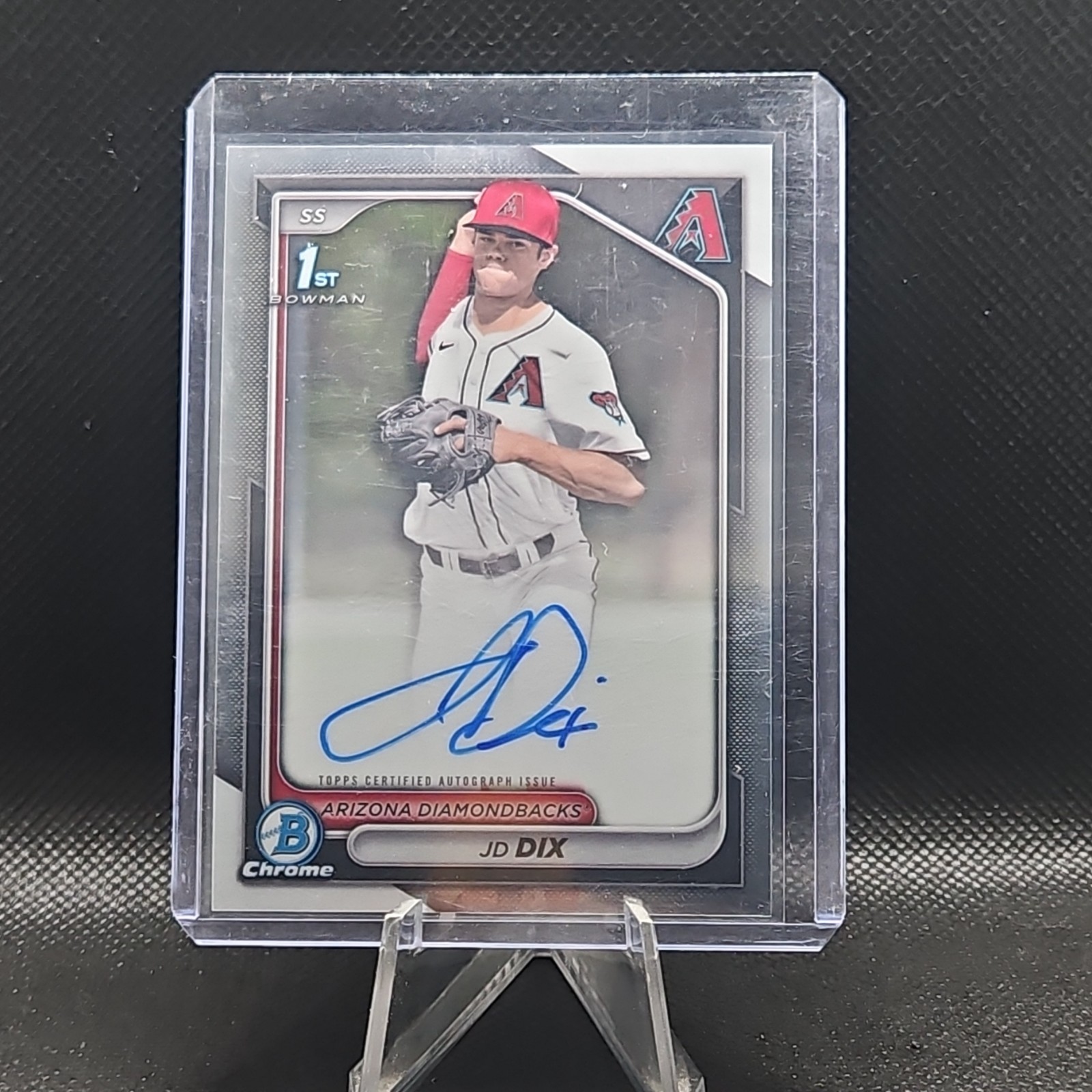 2024 Bowman Draft Chrome Prospect Auto Rookie JD Dix Diamondbacks CPA-JD