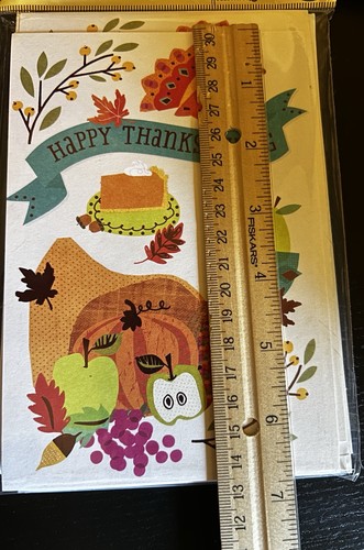 Hallmark Thanksgiving Blessings Card & Envelope 10-pack. NEW! 6.75” X 4.75” - Picture 4 of 5