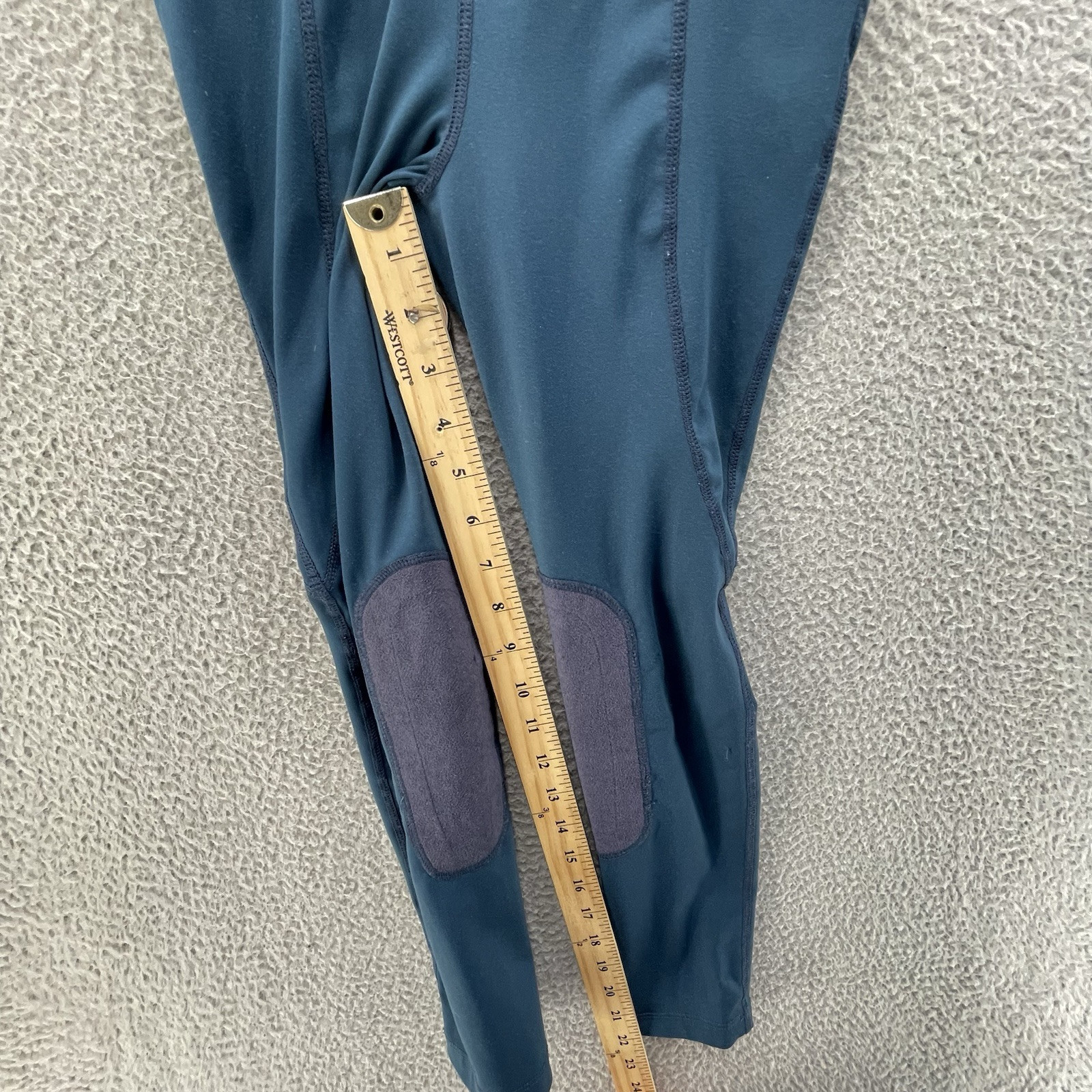 FitsT4 Sports Riding Leggings Girl Medium Blue Equestrian Pants Horse Outdoor