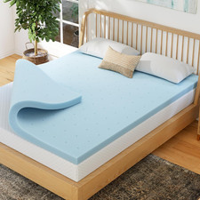Memory Foam Mattress Topper Cooling Gel Infused Queen 3 Inch Pressure Relief