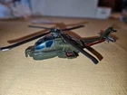 Vintage Tonka Super Gobots Black Warpath Helicopter, Complete With Propeller