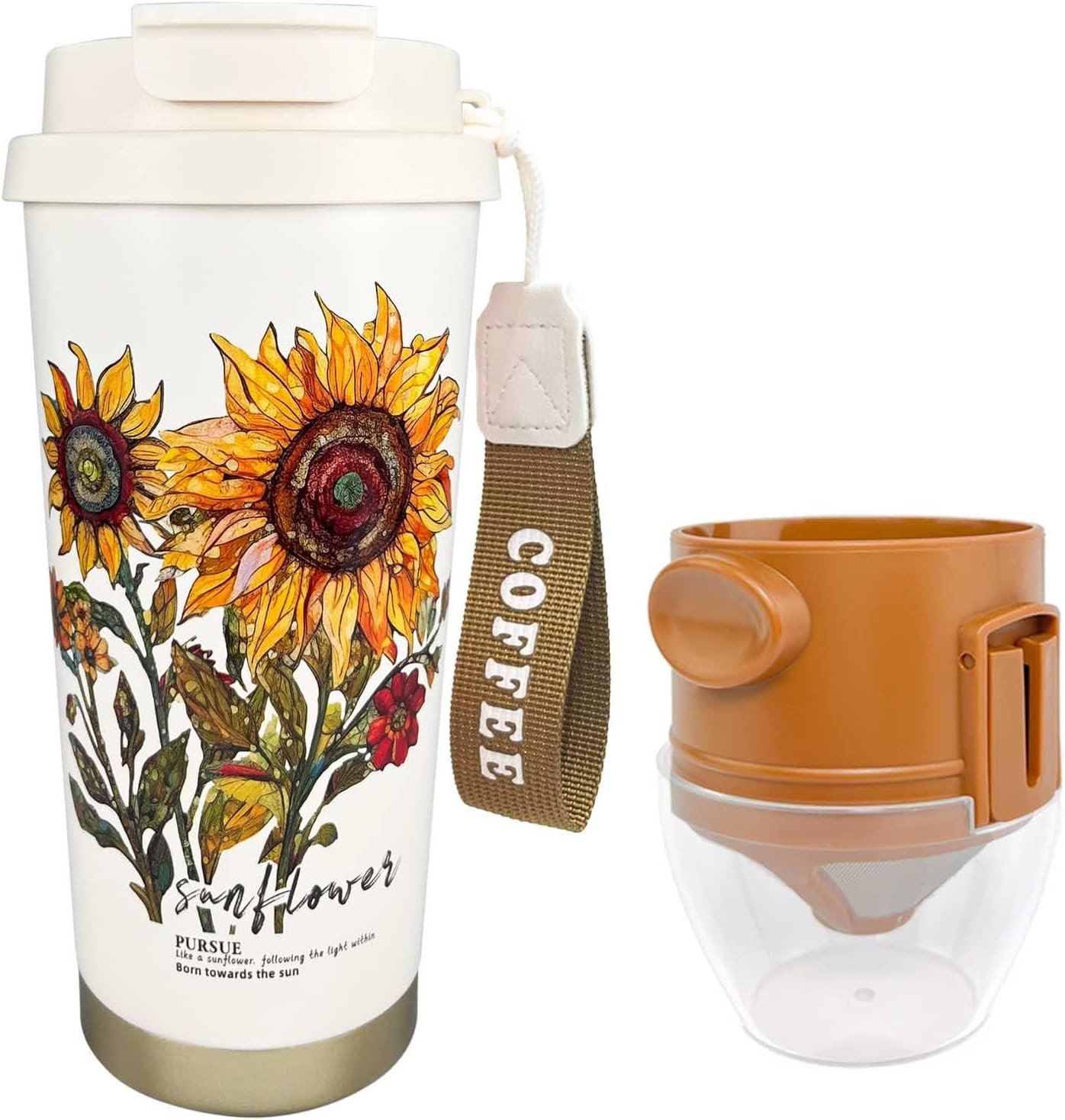 S With Ceramic Coating,camp Pour Over Coffee Maker Set,