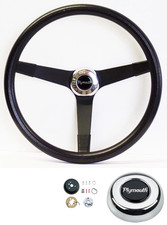 1968-69 Plymouth Gtx Road Runner 14.75 Black Steering Wheel Winstall Kit