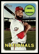 2018 Topps Heritage Brian Goodwin Washington Nationals #585