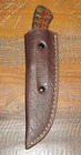 Forged Skinner Knife Damascus Mix Material Tactical Hunting Camping Belt Sheath — photo 2