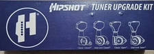 Hipshot 6ELOB-21 Guitar Tuner Upgrade Kit Grip-Lock Closed-Gear 4+2 - BLACK