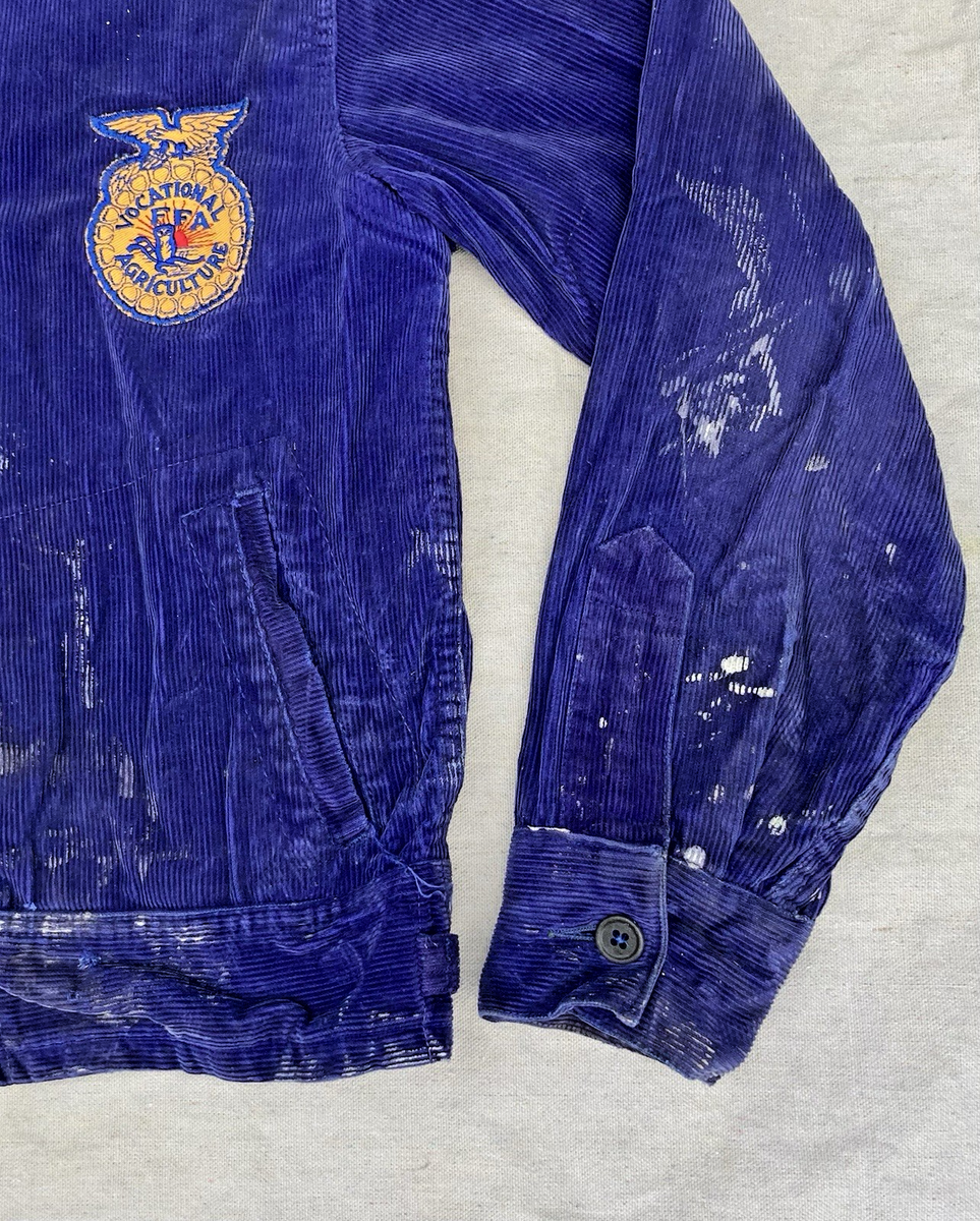 1940s Bunker Hill Mississippi WWII Era FFA Corduroy Jacket Vintage