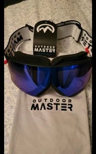 OutdoorMaster Ski Goggle Seagull Foldable-unisex Blue Color